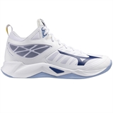 Mizuno WAVE DIMENSION MID Кроссовки волейбольные Белый/Темно-синий - фото 315794