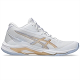 Asics NETBURNER BALLISTIC FF MT 4 (W) Кроссовки волейбольные женские Белый/Бежевый - фото 315965