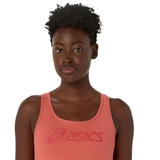 Asics ESSENTIAL ASICS LOGO PADDED BRA (W) Топ беговой женский Розовый - фото 316091