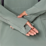 Asics ROAD WINTER JACKET (W) Куртка беговая ветрозащитная женская Голубой - фото 316102