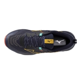 Mizuno WAVE DAICHI 9 Кроссовки беговые Темно-синий/Оранжевый - фото 316525