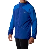 Mizuno ACTIVE WARMALITE HYBRID FULL ZIP HOODED LS TOP Утепленный лонгслив с капюшоном Синий - фото 316602