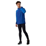 Mizuno ACTIVE WARMALITE HYBRID FULL ZIP HOODED LS TOP Утепленный лонгслив с капюшоном Синий - фото 316603