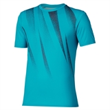 Mizuno CORE GRAPHIC SS TEE Футболка беговая Голубой - фото 316611