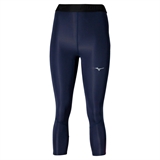 Mizuno CORE IMPULSE 3/4 TIGHT (W) Тайтсы беговые укороченные женские Темно-синий - фото 316631