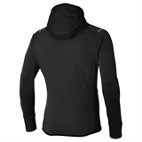 Mizuno ACTIVE WARMALITE HYBRID FULL ZIP HOODED LS TOP Утепленный лонгслив с капюшоном Черный - фото 316640