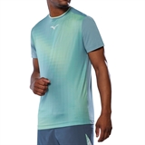 Mizuno FRONTIER SHADOW GRAPHIC T-SHIRT Футболка теннисная Голубой - фото 317235
