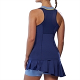 Mizuno FRONTIER TANK (W) Майка теннисная женская Темно-синий/Голубой - фото 317250