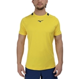 Mizuno LOGO T-SHIRT Футболка теннисная Желтый/Синий - фото 317254