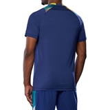 Mizuno FRONTIER SHADOW T-SHIRT Футболка теннисная Темно-синий/Желтый - фото 317277
