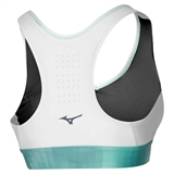 Mizuno FRONTIER SPORTS BRA (W) Топ теннисный женский Белый/Голубой - фото 317298