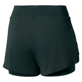 Mizuno FLEX SHORT (W) Шорты теннисные женские Черный/Белый - фото 317306