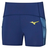 Mizuno SHORT TIGHT (W) Шорты теннисные женские Темно-синий - фото 317313