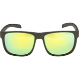 Alpina NACAN III COFFEE-GREY MATT/NEON YELLOW MIRROR Очки солнцезащитные Серый матовый/Желтый/Синий зеркальный - фото 317385