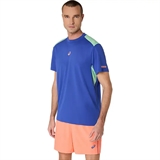 Asics PADEL COURT SS TOP Футболка для падела Синий/Зеленый - фото 317686