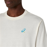 Asics COURT GRAPHIC SS TOP Футболка теннисная Белый/Голубой - фото 317694