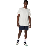 Asics COURT GRAPHIC SS TOP Футболка теннисная Белый/Голубой - фото 317696