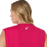 Asics GAME SEASONAL GRAPHIC TOP (W) Майка теннисная женская Розовый - фото 317717