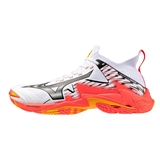 Mizuno WAVE LIGHTNING NEO 3 Кроссовки волейбольные Белый/Оранжевый - фото 317769