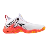 Mizuno WAVE LIGHTNING NEO 3 Кроссовки волейбольные Белый/Оранжевый - фото 317771