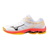 Mizuno WAVE VOLTAGE 2 Кроссовки волейбольные Белый/Оранжевый - фото 317775