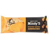 Mindy'S Батончик гранола энергетический 35г Апельсин - фото 317885