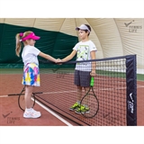 Tennis Life Детская теннисная сетка портативная сборная 3х0,87м Черный - фото 318052