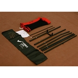 Tennis Life Теннисная сетка для мини-тенниса портативная сборная 5,5х0,91м Красный - фото 318101