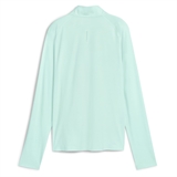 Puma VELOCITY CLOUDSPUN QUARTER-ZIP TOP (W) Лонгслив женский Мятный - фото 318273