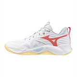 Mizuno WAVE MOMENTUM PRO (W) Кроссовки волейбольные женские Белый/Оранжевый - фото 318511