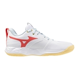 Mizuno WAVE MOMENTUM PRO (W) Кроссовки волейбольные женские Белый/Оранжевый - фото 318513