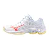 Mizuno WAVE VOLTAGE 2 (W) Кроссовки волейбольные женские Белый/Оранжевый - фото 318523