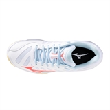 Mizuno WAVE VOLTAGE 2 (W) Кроссовки волейбольные женские Белый/Оранжевый - фото 318526