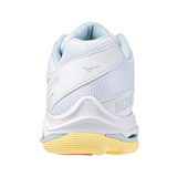 Mizuno WAVE VOLTAGE 2 (W) Кроссовки волейбольные женские Белый/Оранжевый - фото 318527