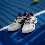 Adidas ADIZERO UBERSONIC 5 Кроссовки теннисные Белый/Черный/Золотой - фото 318740