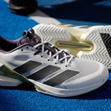 Adidas ADIZERO UBERSONIC 5 Кроссовки теннисные Белый/Черный/Золотой - фото 318746