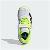 Adidas COURTFLASH HOOK-AND-LOOP Кроссовки теннисные детские Белый/Черный/Салатовый - фото 318766 Adidas COURTFLASH HOOK-AND-LOOP Кроссовки теннисные детские Белый/Черный/Салатовый - фото 318766