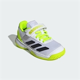 Adidas COURTFLASH HOOK-AND-LOOP Кроссовки теннисные детские Белый/Черный/Салатовый - фото 318768 Adidas COURTFLASH HOOK-AND-LOOP Кроссовки теннисные детские Белый/Черный/Салатовый - фото 318768