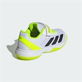 Adidas COURTFLASH HOOK-AND-LOOP Кроссовки теннисные детские Белый/Черный/Салатовый - фото 318769 Adidas COURTFLASH HOOK-AND-LOOP Кроссовки теннисные детские Белый/Черный/Салатовый - фото 318769