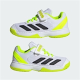 Adidas COURTFLASH HOOK-AND-LOOP Кроссовки теннисные детские Белый/Черный/Салатовый - фото 318771 Adidas COURTFLASH HOOK-AND-LOOP Кроссовки теннисные детские Белый/Черный/Салатовый - фото 318771