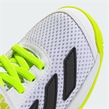 Adidas COURTFLASH HOOK-AND-LOOP Кроссовки теннисные детские Белый/Черный/Салатовый - фото 318772 Adidas COURTFLASH HOOK-AND-LOOP Кроссовки теннисные детские Белый/Черный/Салатовый - фото 318772