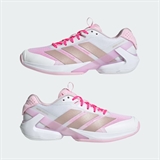 Adidas ADIZERO UBERSONIC 5 (W) Кроссовки теннисные женские Белый/Розовый - фото 318780