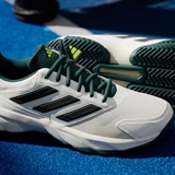Adidas COURTJAM CONTROL 3 Кроссовки теннисные Белый/Темно-зеленый - фото 318820 Adidas COURTJAM CONTROL 3 Кроссовки теннисные Белый/Темно-зеленый - фото 318820