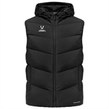 Jögel ESSENTIAL PERFORMPROOF PADDED HOODED VEST 2025 Жилет утепленный с капюшоном детский Черный - фото 319443