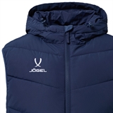 Jögel ESSENTIAL PERFORMPROOF PADDED HOODED VEST 2025 Жилет утепленный с капюшоном Темно-синий - фото 319484 Jögel ESSENTIAL PERFORMPROOF PADDED HOODED VEST 2025 Жилет утепленный с капюшоном Темно-синий - фото 319484