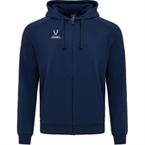 Jögel ESSENTIAL CLUB REGLAN COTTON ZIP HOODIE Толстовка на молнии с капюшоном Темно-синий - фото 319567 Jögel ESSENTIAL CLUB REGLAN COTTON ZIP HOODIE Толстовка на молнии с капюшоном Темно-синий - фото 319567
