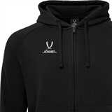 Jögel ESSENTIAL CLUB REGLAN COTTON ZIP HOODIE Толстовка на молнии с капюшоном Черный - фото 319640 Jögel ESSENTIAL CLUB REGLAN COTTON ZIP HOODIE Толстовка на молнии с капюшоном Черный - фото 319640