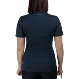 Head CLUB 22 T-SHIRT (W) Футболка теннисная женская Темно-синий/Серый - фото 319841
