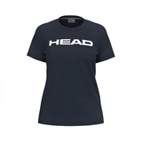 Head CLUB ORIGINAL T-SHIRT (W) Футболка теннисная женская Темно-синий - фото 319848