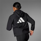 Adidas RUN IT JACKET (W) Куртка ветрозащитная женская Черный/Белый - фото 319999 Adidas RUN IT JACKET (W) Куртка ветрозащитная женская Черный/Белый - фото 319999